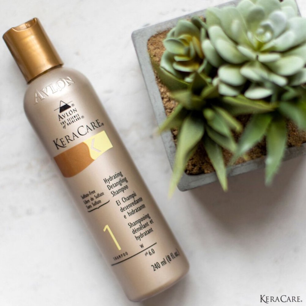 Keracare hydrating detangling shampoo 8oz.